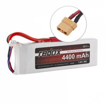 Redox 4400mAh 7,4V 30C - LiPo-Pack